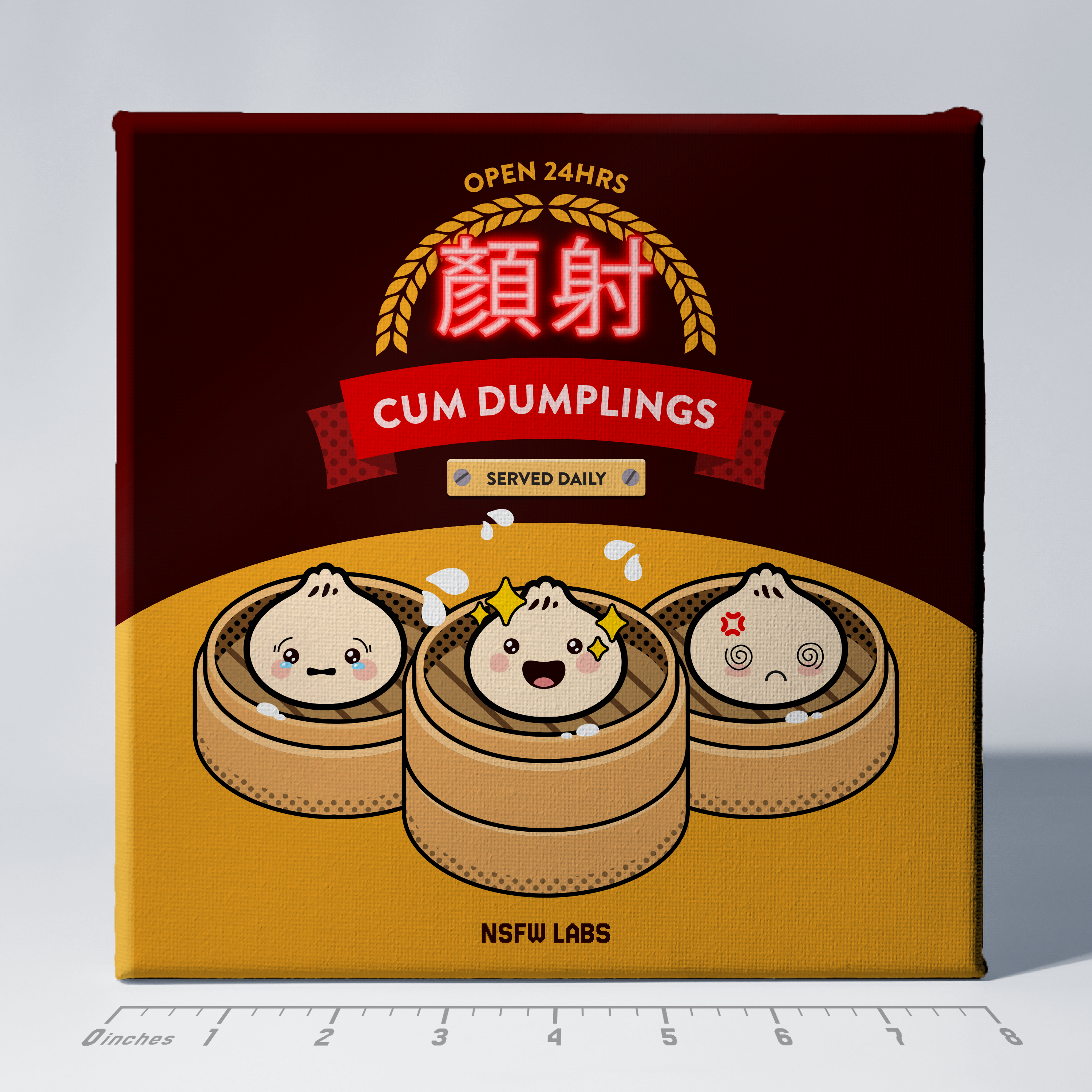 Cum Dumpling Canvas Print