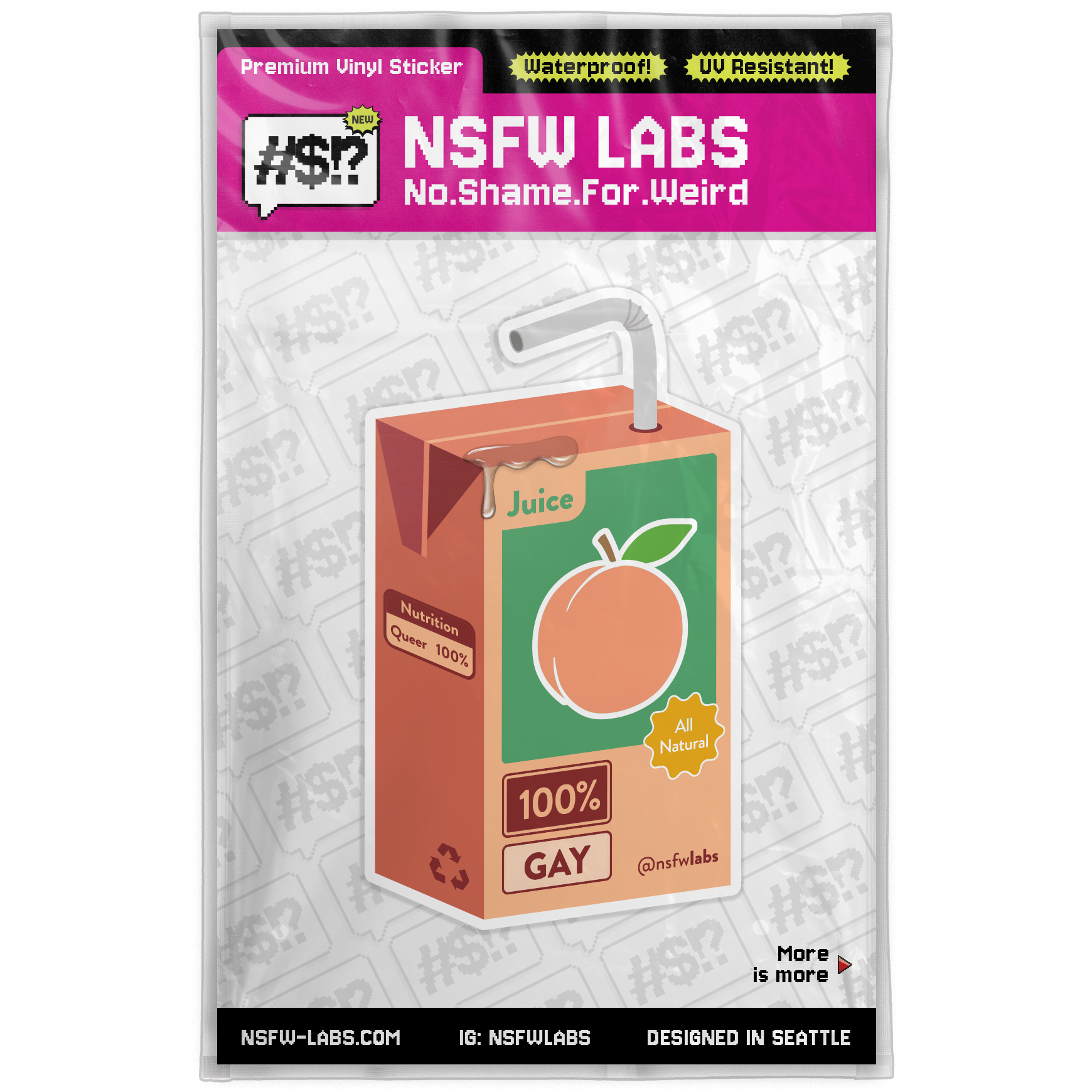 Gay Juice Sticker