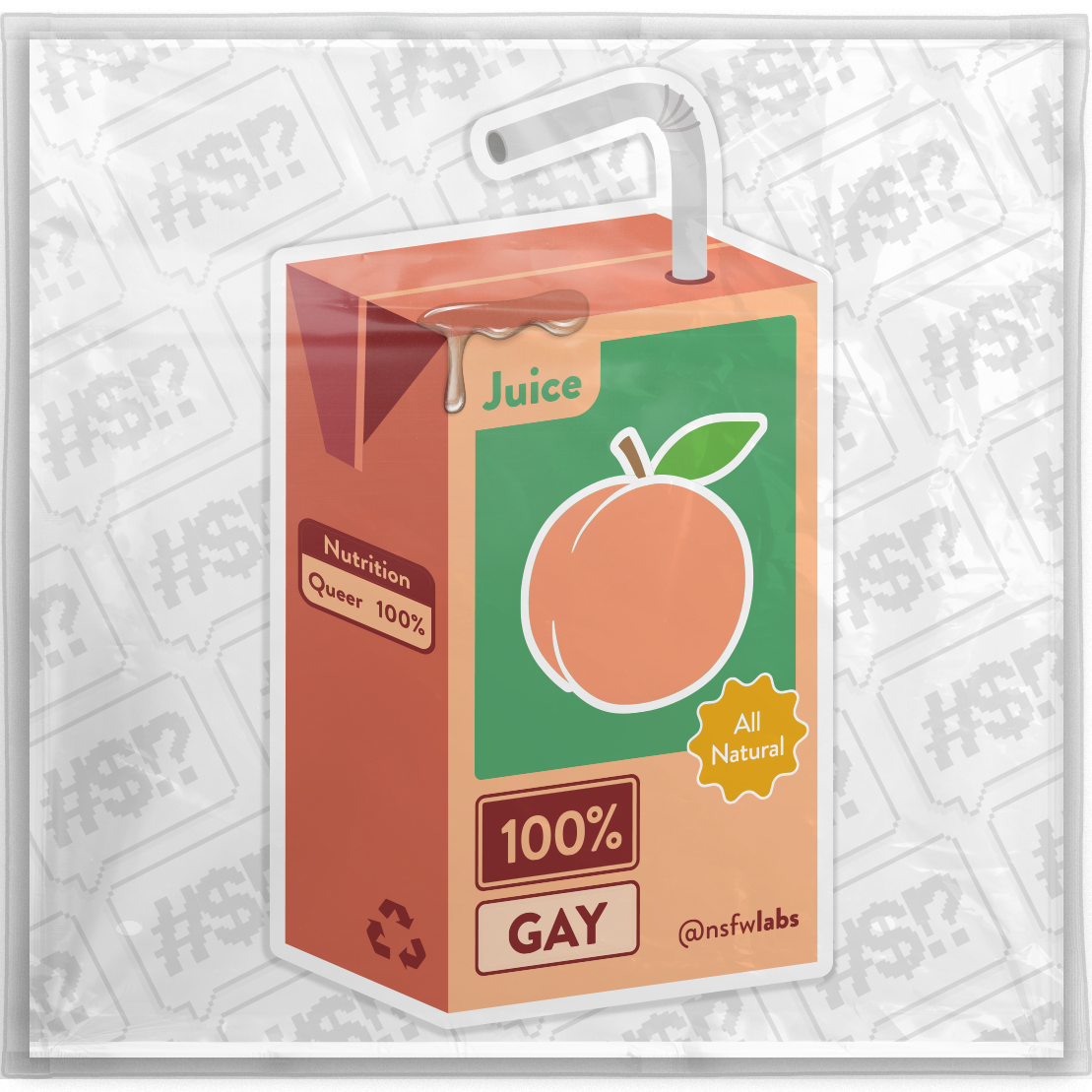 Gay Juice Sticker