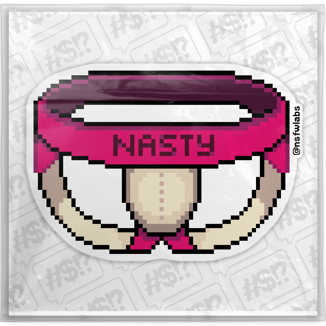 Pixel Jockstrap Sticker
