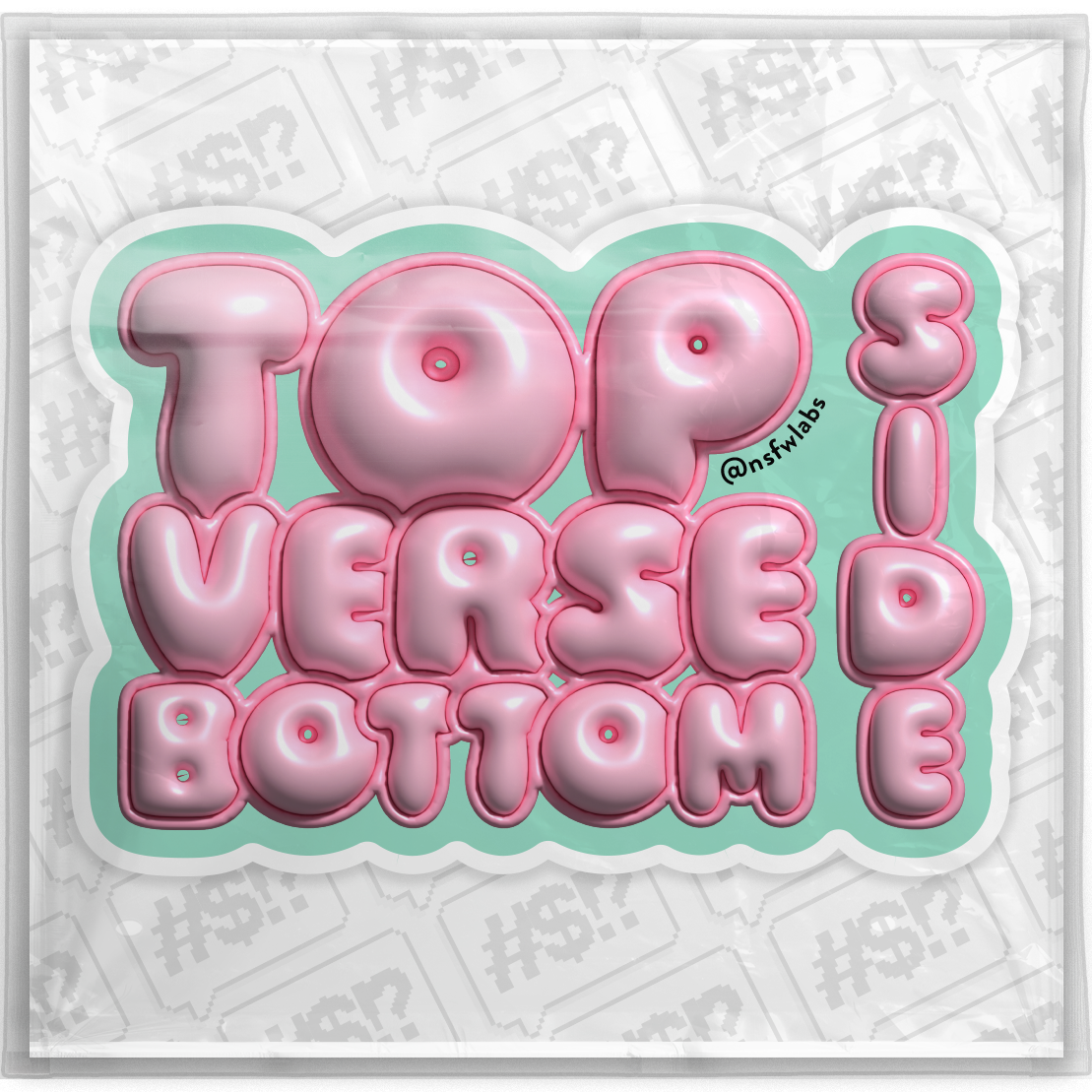 Top Verse Bottom Side Sticker