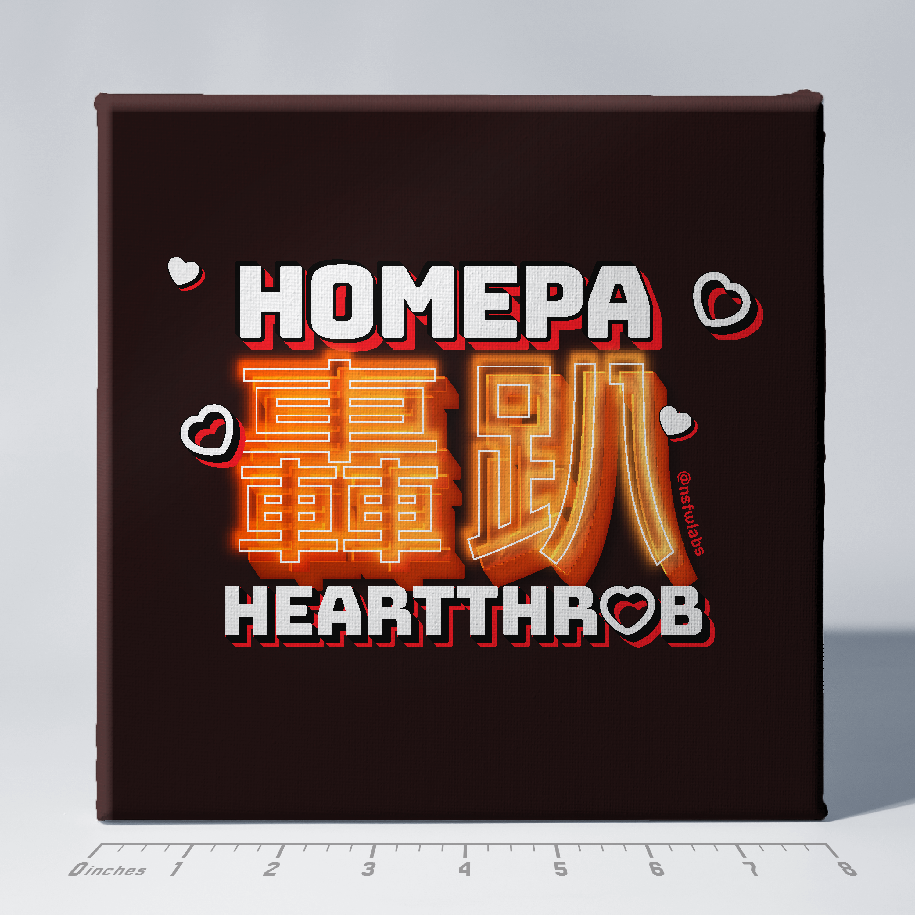 Homepa Heartthrob Canvas Print